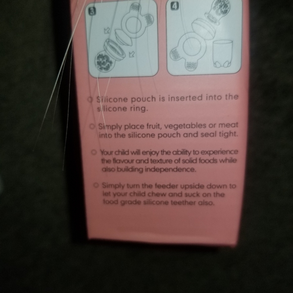 New bessentials silicone fresh food feeder & pacifier combo listing #1 - Picture 5 of 9